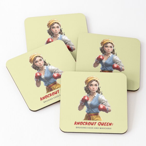 Item preview, Knockout Queen Female Boxing Fighter designed and sold by ojdart.