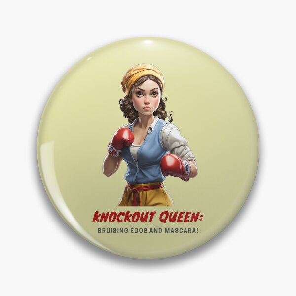 Item preview, Knockout Queen Female Boxing Fighter designed and sold by ojdart.