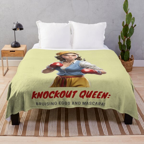 Item preview, Knockout Queen Female Boxing Fighter designed and sold by ojdart.