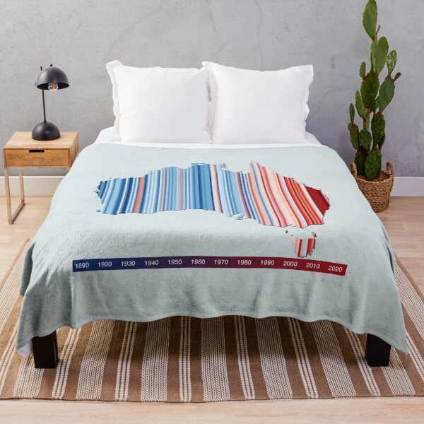 Item preview, AUSTRALIA Warming Stripe map designed and sold by Spyinthesky.