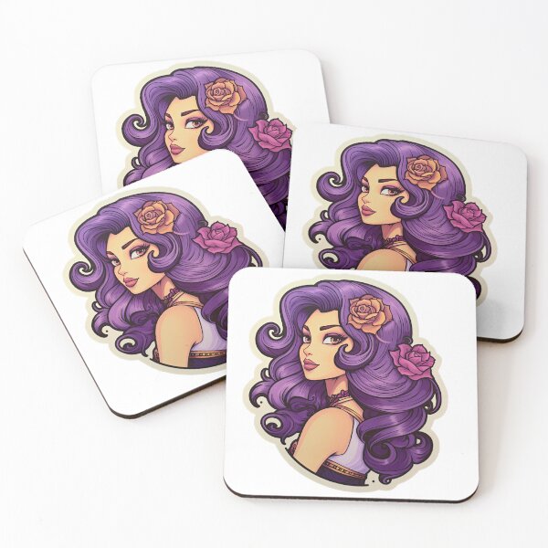 Artikelvorschau, European Queen European Princess Wearing Purple entworfen und verkauft von PrincessJessieJ.
