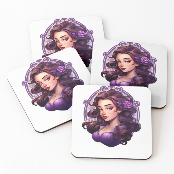 Artikelvorschau, European Queen European Princess Wearing Purple entworfen und verkauft von PrincessJessieJ.