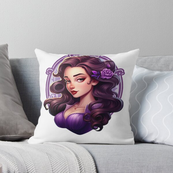 Aperçu de l'œuvre European Queen European Princess Wearing Purple créée et vendue par PrincessJessieJ.