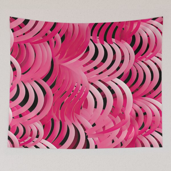 Item preview, 3D Effect Modern Pink Pattern designed and sold by CoputerEasel.