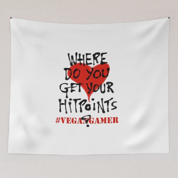 Item preview, Where Do You Get Your Hitpoints designed and sold by yinyangman.