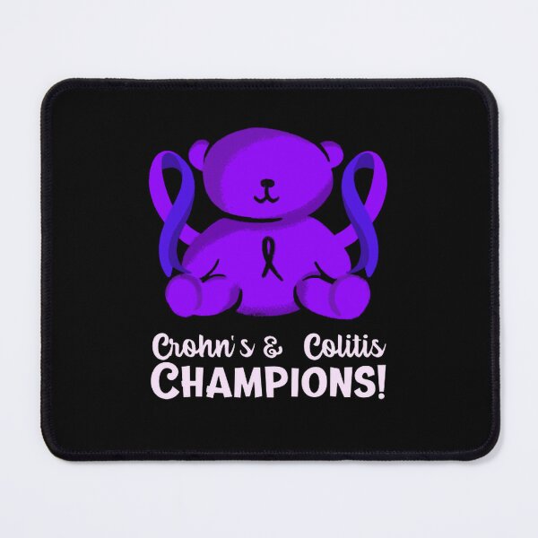 Item preview, Crohns and Colitis Champions! purple ribbon awareness designed and sold by Rodayna Elnaggar.