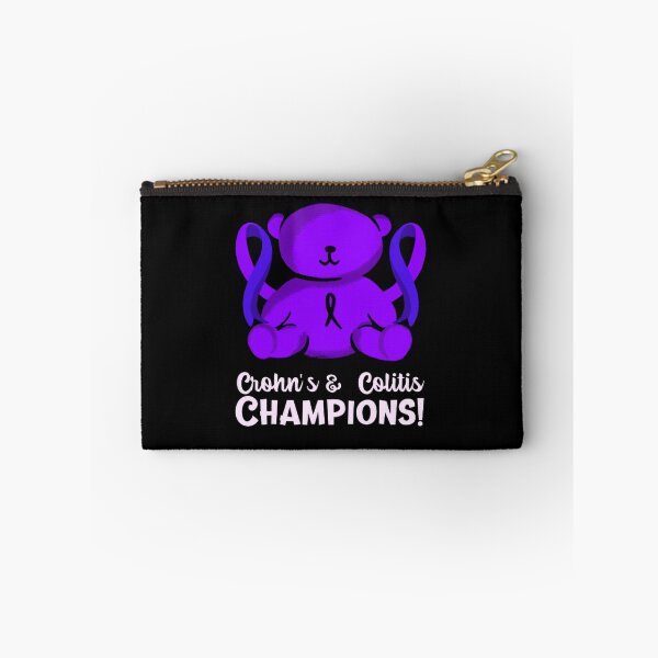 Item preview, Crohns and Colitis Champions! purple ribbon awareness designed and sold by Rodayna Elnaggar.