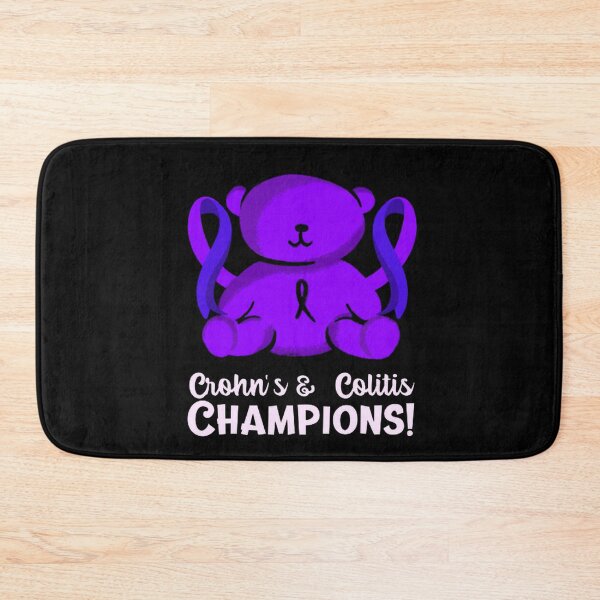 Item preview, Crohns and Colitis Champions! purple ribbon awareness designed and sold by Rodayna Elnaggar.