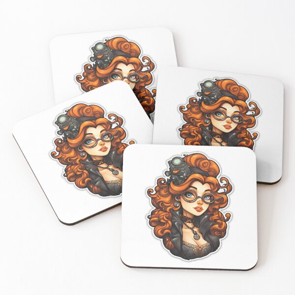 Item preview, Steampunk Queen Steampunk Princess Wearing Orange designed and sold by PrincessJessieJ.