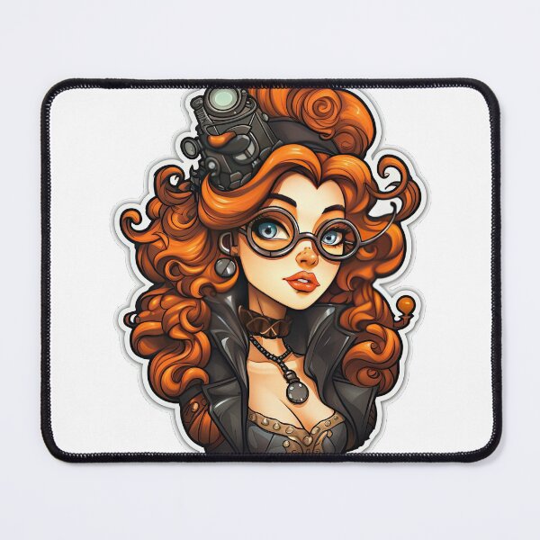 Item preview, Steampunk Queen Steampunk Princess Wearing Orange designed and sold by PrincessJessieJ.