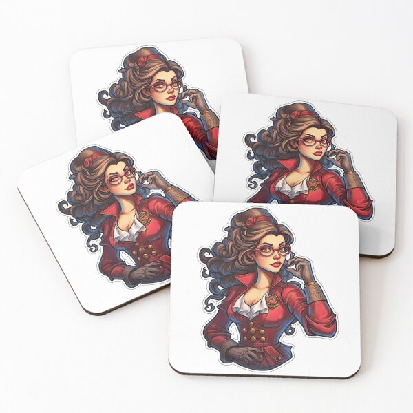 Item preview, Steampunk Queen Steampunk Princess Wearing Red designed and sold by PrincessJessieJ.