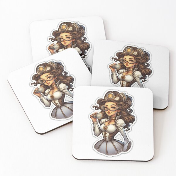 Item preview, Steampunk Queen Steampunk Princess Wearing White designed and sold by PrincessJessieJ.