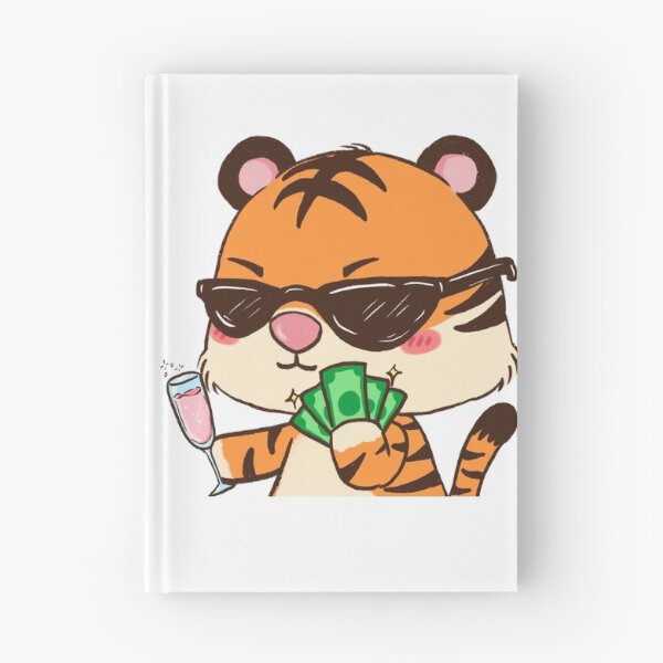Item preview, CUTE CARTOON OF TIGER HAVING FUN designed and sold by Creativeanus.