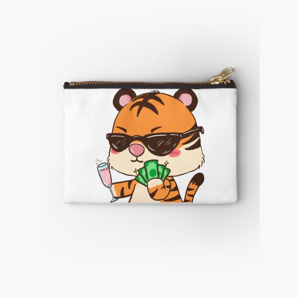 Item preview, CUTE CARTOON OF TIGER HAVING FUN designed and sold by Creativeanus.