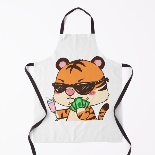Item preview, CUTE CARTOON OF TIGER HAVING FUN designed and sold by Creativeanus.