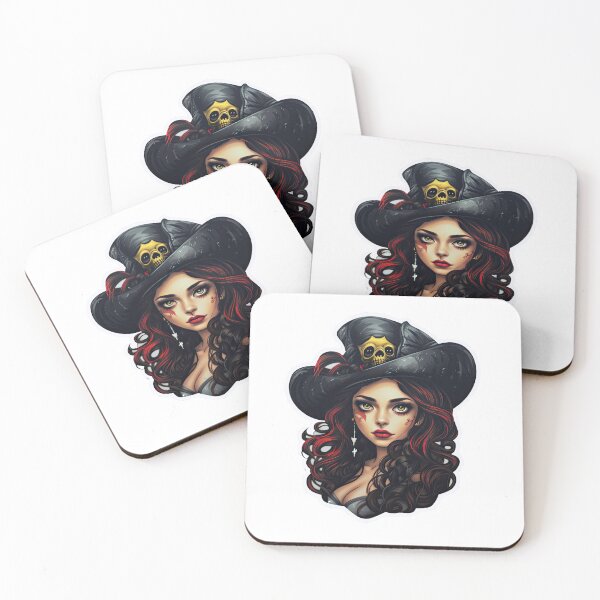 Artikelvorschau, Pirate Queen Pirate Princess Wearing Black entworfen und verkauft von PrincessJessieJ.