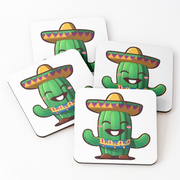 Item preview, Happy cartoon cactus designed and sold by Doctrine-Design.