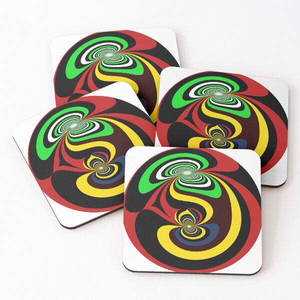 Item preview, circle with swirling lines of color and black and white designed and sold by Robin3DT.