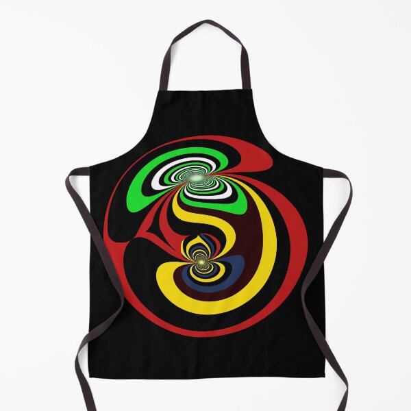 Item preview, circle with swirling lines of color and black and white designed and sold by Robin3DT.