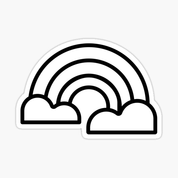 A Simple Rainbow Sticker