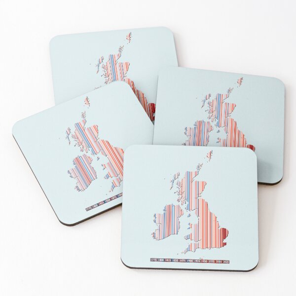 Item preview, BRITISH ISLES Warming Stripe 1775 to 2025 designed and sold by Spyinthesky.