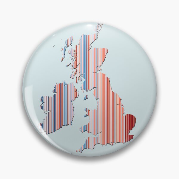 Item preview, BRITISH ISLES Warming Stripe 1775 to 2025 designed and sold by Spyinthesky.