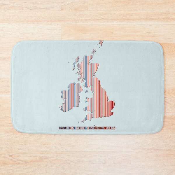 Item preview, BRITISH ISLES Warming Stripe 1775 to 2025 designed and sold by Spyinthesky.