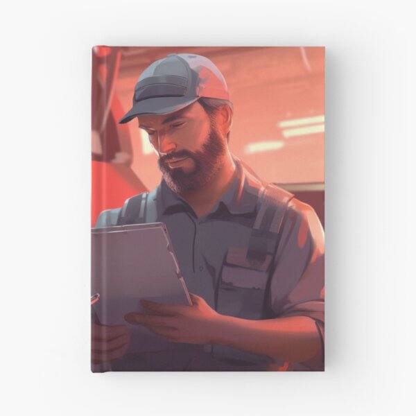 Item preview, Two tractor drivers inspect an information tablet designed and sold by isBotStore.