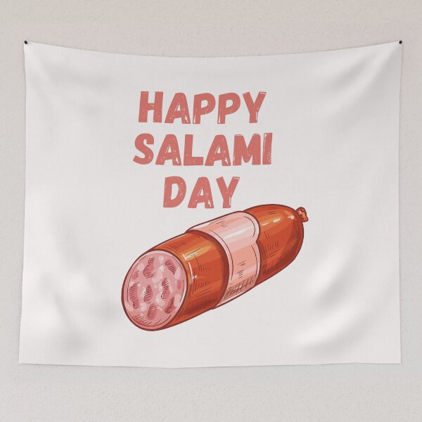 Item preview, Happy National salami day designed and sold by Simo0455.