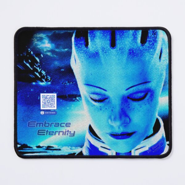 Item preview, EMBRACE ETERNITY: A Liara T'Soni Digital Glass Painting designed and sold by Visual Resolutions.