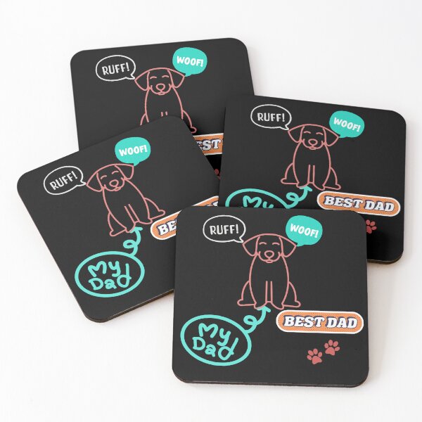 Item preview, Dog proud of having the Best Dad designed and sold by Kezmich Works.
