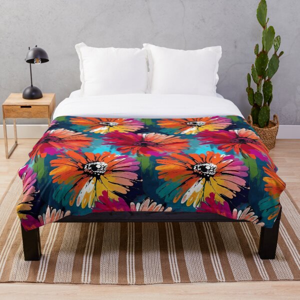 Item preview, Gerbera Daisy Flower Abstract Art Floral Colorful Bright designed and sold by Pannyyy.