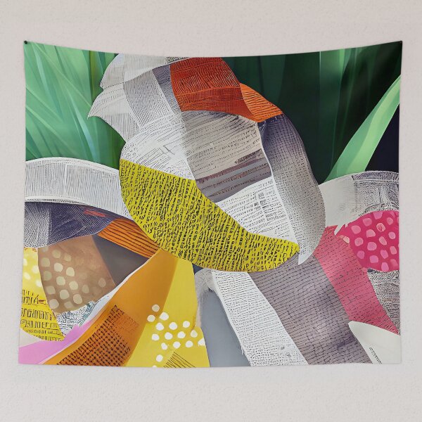 Item preview, Abstract Bird Collage  designed and sold by Dana Roper.