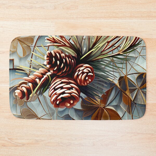 Item preview, Pine Cones on Textured Background  designed and sold by Dana Roper.