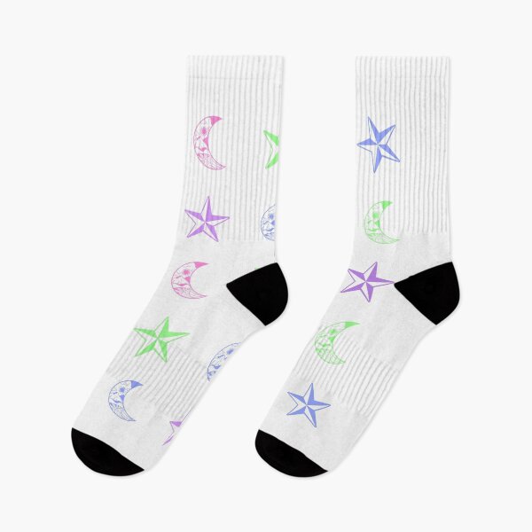 Item preview, retro stars and moon designed and sold by KacperStore.