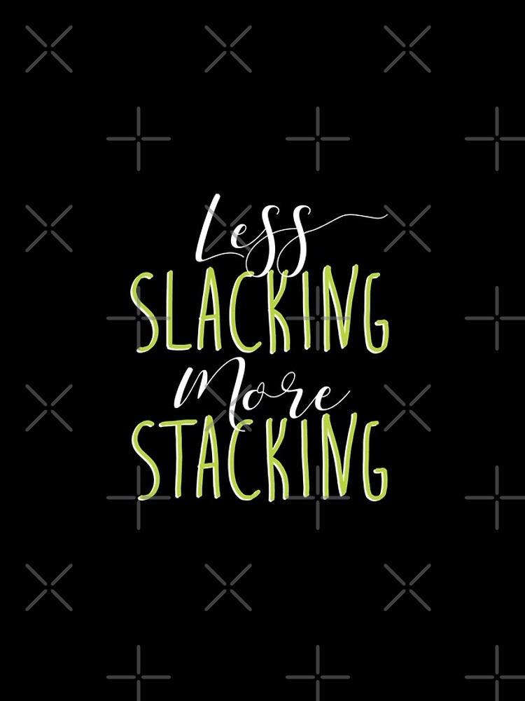 Thumbnail 4 of 4, iPhone Case, Speed Stacking: "Less Slacking More Stacking" designed and sold by LADGraphics.