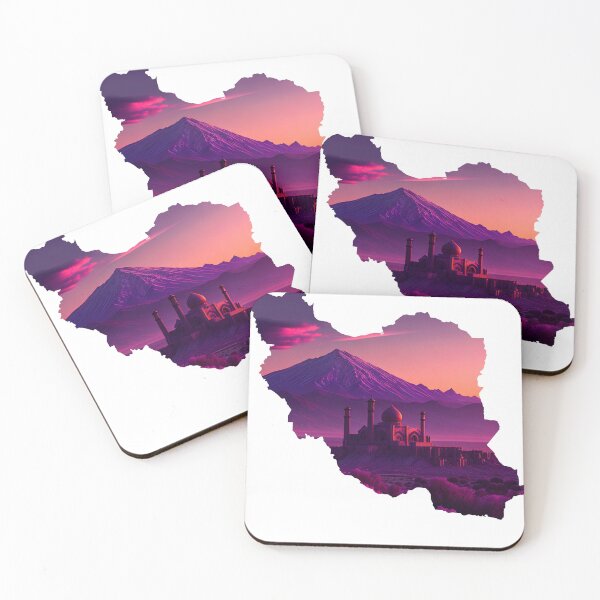 Item preview, Iran map and landscape designed and sold by landscapeworlds.