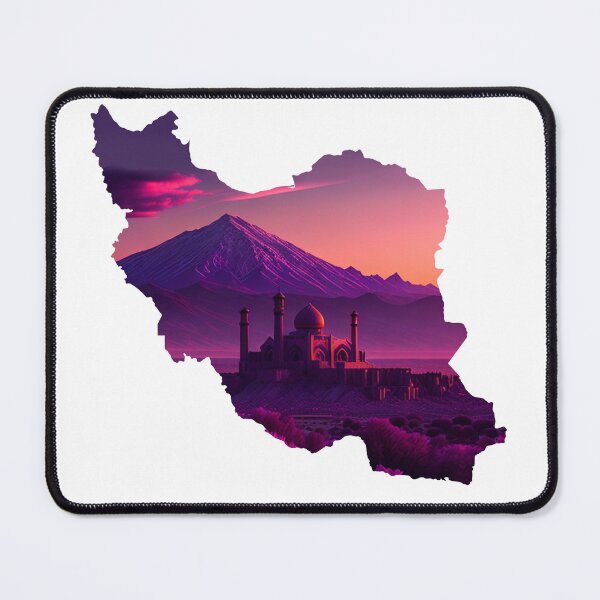 Item preview, Iran map and landscape designed and sold by landscapeworlds.