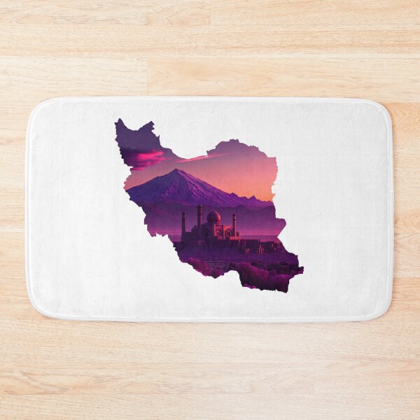 Item preview, Iran map and landscape designed and sold by landscapeworlds.