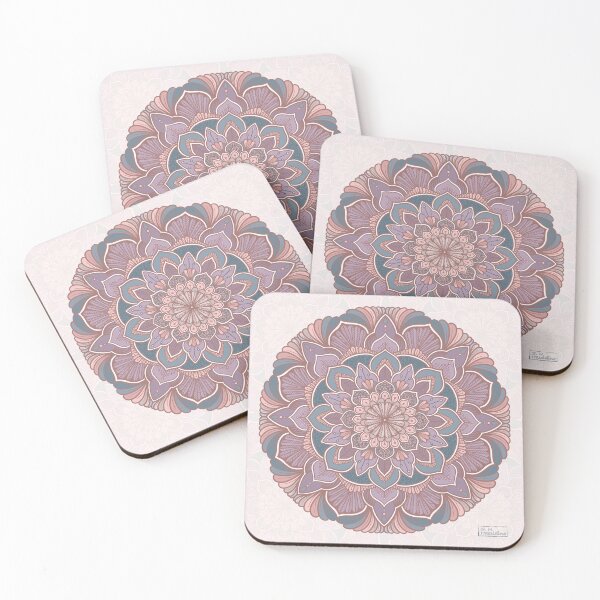 Item preview, Blossom Dreams Purple & Green Mandala designed and sold by Shaseldine.