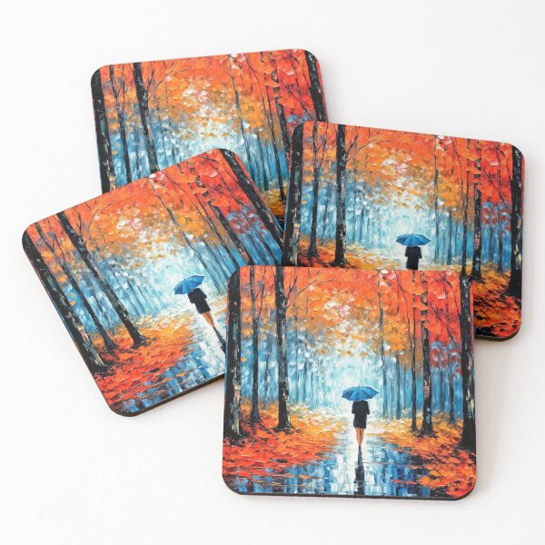 Item preview, Rainy Autumn Day Walk in the Park designed and sold by Yontartov.