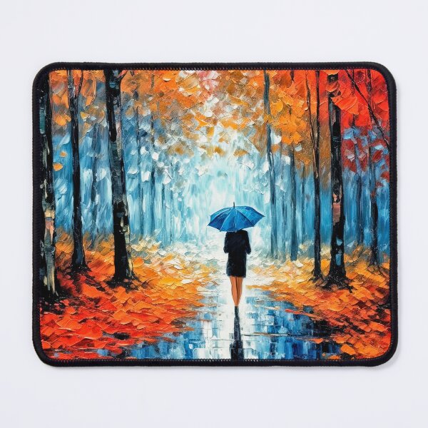 Item preview, Rainy Autumn Day Walk in the Park designed and sold by Yontartov.