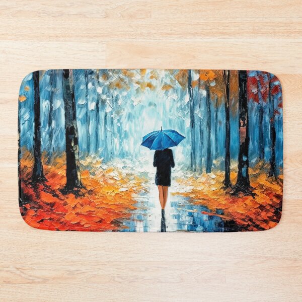 Item preview, Rainy Autumn Day Walk in the Park designed and sold by Yontartov.