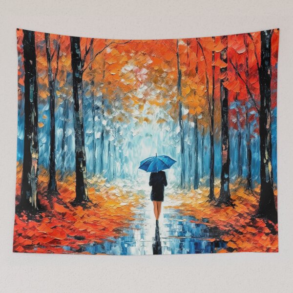 Item preview, Rainy Autumn Day Walk in the Park designed and sold by Yontartov.
