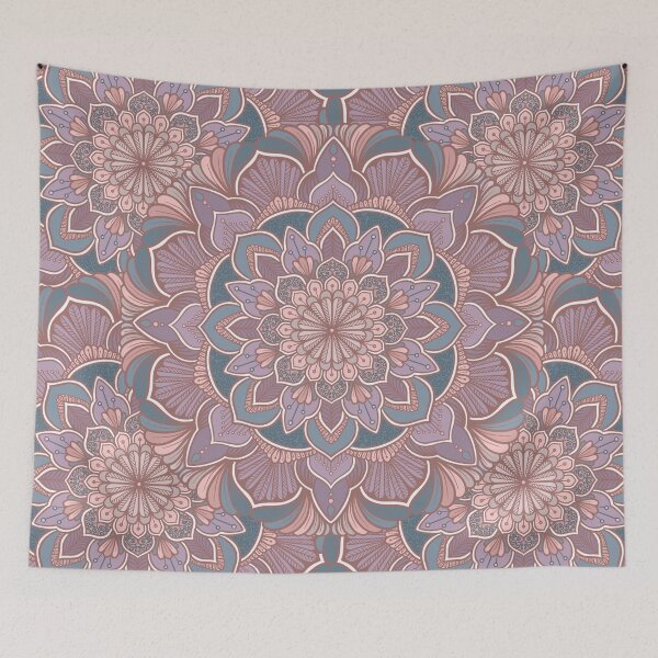 Item preview, Blossom Dreams Purple & Green Mandala designed and sold by Shaseldine.