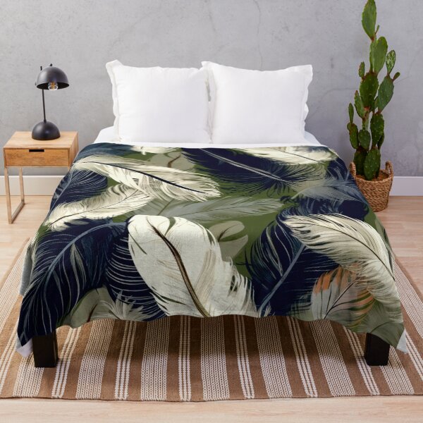 Item preview, Feathers - Khaki, navy, white, gray, black 2 designed and sold by Highlandkings.