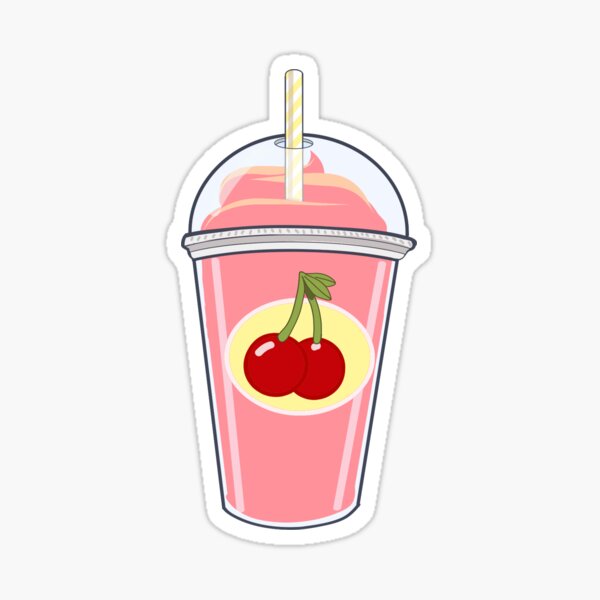 Cherry Slushie Sticker for Sale by Hello-Cryptid