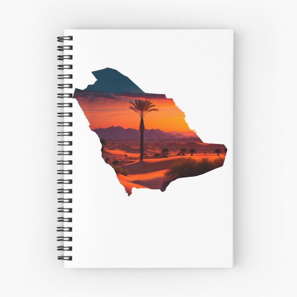 Item preview, Saudi Arabia map and landscape designed and sold by landscapeworlds.