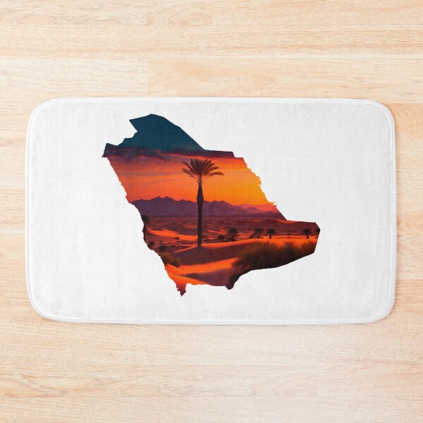 Item preview, Saudi Arabia map and landscape designed and sold by landscapeworlds.