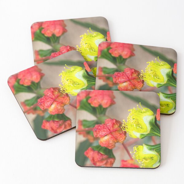 Item preview, New Yellow flowers and red buds designed and sold by Images by Chris de Blank.